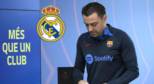 Xavi dio sus impresiones previo al Barcelona vs. Real Madrid.