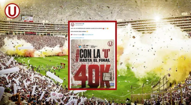 Universitario meterá por segunda vez seguida 40 mil espectadores.