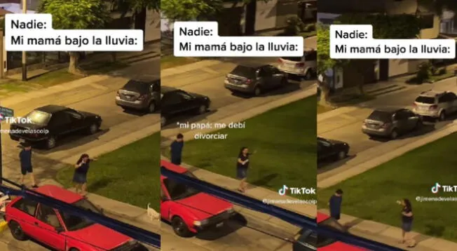 La señora mostró una actitud positiva ante la crisis climática que afronta nuestro país.