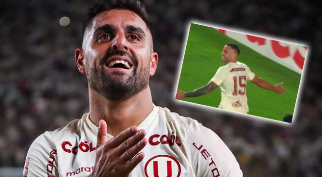 Urruti y Herrera marcaron para Universitario en el Monumental. Foto: Universitario / Gol Perú / Composición Líbero