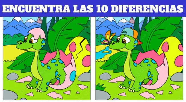 Ubica las 10 diferencias en el reto visual extremo: Hazlo en 8 segundos Ubica las 10 diferencias en el reto visual extremo: Hazlo en 8 segundos