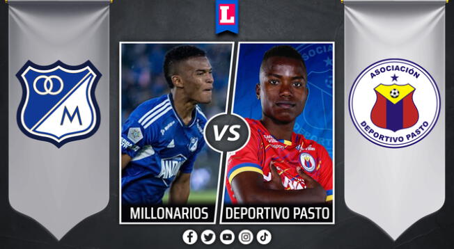 Millonarios vs. Deportivo Pasto EN VIVO por Liga Betplay: cuándo, hora y dónde ver