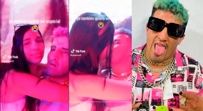 El influencer se lució con una joven peruana quien lo habría conquistado. Sus fans lo celebran en TikTok.