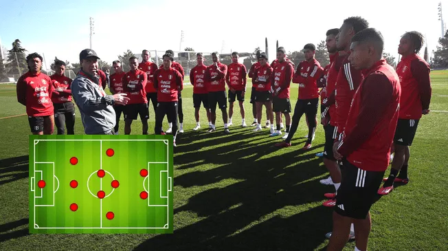 La selección peruana ya sabe lo que es jugar con el sistema 3-5-2.