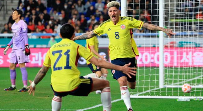 Colombia igualó 2-2 a Corea del Sur.