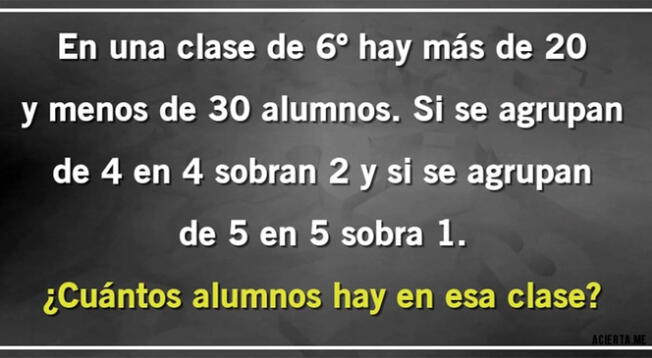 Pon a prueba cada una de tus habilidades con este complicado acertijo EXTREMO.