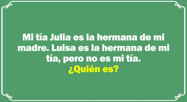 Solo tienes una oportunidad para desarrollar este acertijo mental que es viral en Facebook.