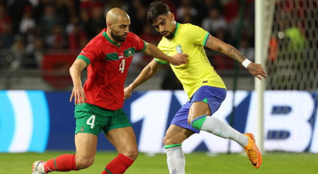 Marruecos supera a Brasil por amistoso internacional