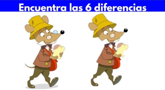 Encuentra las 6 diferencias en solo 5 segundos: ¿dónde están?