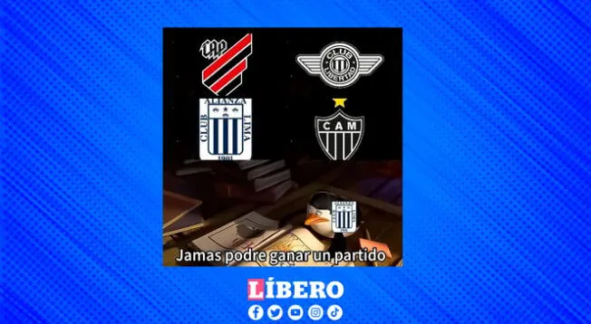 Alianza Lima estará en un grupo díficil y los fanáticos rivales se burlaron con crueles memes.