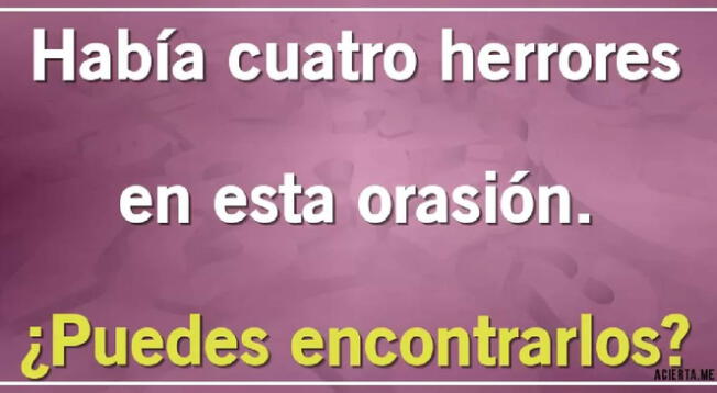 Resuelve el problema en 8 segundos ¿Cuáles son los 4 errores de esta foto viral?