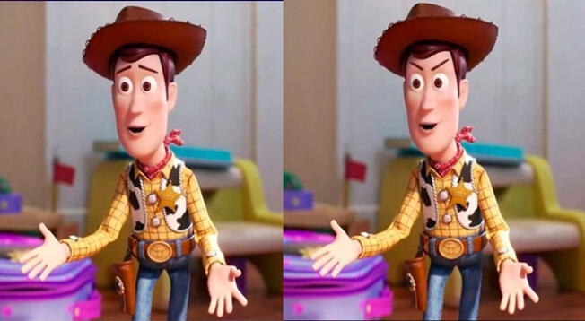 Solo si tienes una vista de 'halcón' podrás ver todas las diferencias de Woody. Solo si tienes una vista de 'halcón' podrás ver todas las diferencias de Woody.
