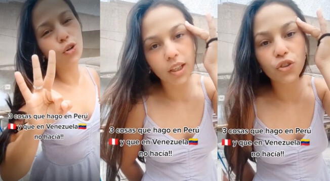 La extranjera dio su testimonio de la difícil situación que se vive en Venezuela.