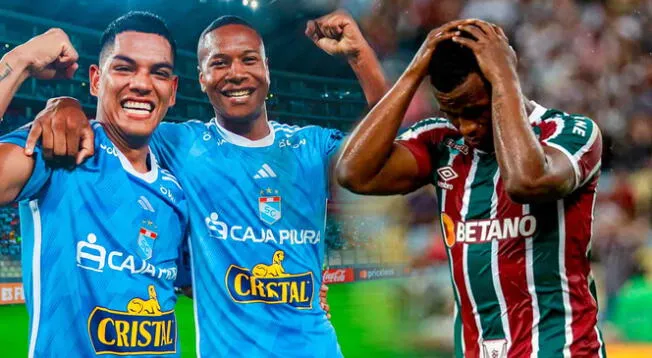Sporting Cristal ya sabe lo que es derrotar a Fluminense en el Estadio Nacional. Foto: Sporting Cristal / Gazetta Press / Composición Líbero