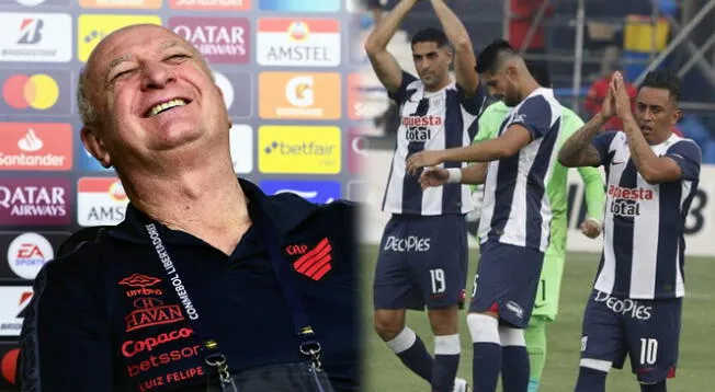 Scolari se mostró feliz tras poder abrazar a jugador que admira de Alianza Lima