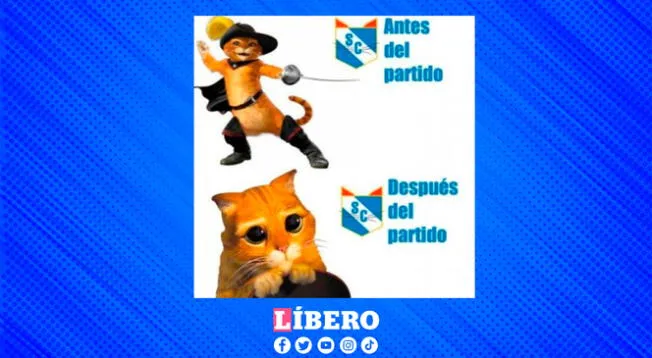 Memes invadieron las redes sociales tras la derrota de Sporting Cristal.