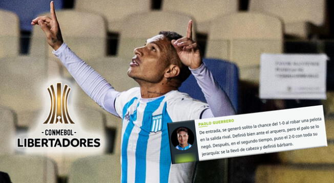 Paolo Guerrero y la calificación de la prensa tras su gol en Copa Libertadores