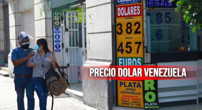 Precio del dólar en Venezuela según DolarToday y MonitorDolar