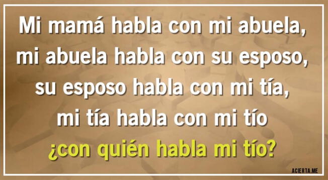 Pon a prueba tu capacidad mental intentando superar este acertijo en tiempo récord.