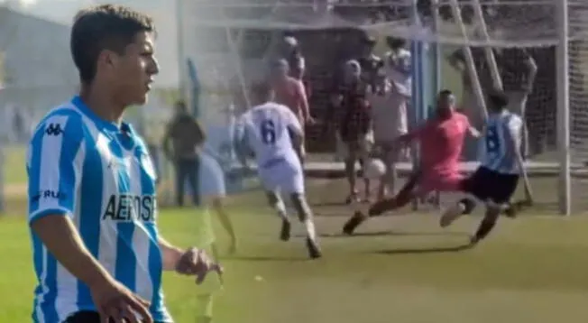 Catriel Cabellos fue determinante en la victoria de Racing.