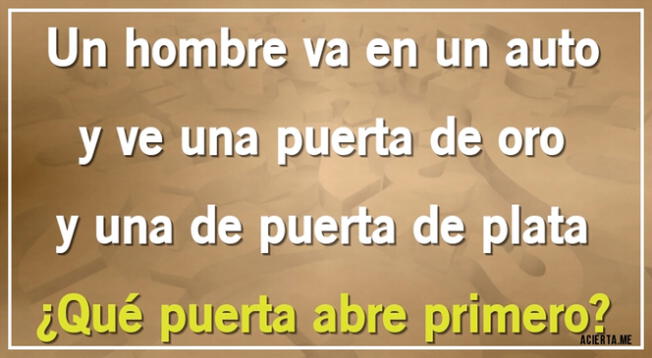 Supera el complicado desafío mental que solo los genios pueden resolver en segundos.