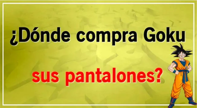 Solo los fanáticos de DBS que tiene una IQ superior, podrán enfrentar este acertijo extremo. Solo los fanáticos de DBS que tiene una IQ superior, podrán enfrentar este acertijo extremo.
