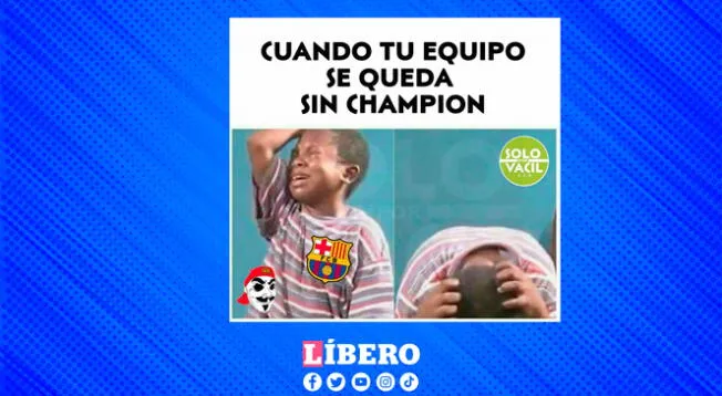 Barcelona no consiguió la victoria y los memes abundaron en redes sociales.