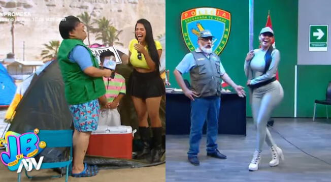 La escultural modelo aparece cada vez más en los sketches del programa cómico.