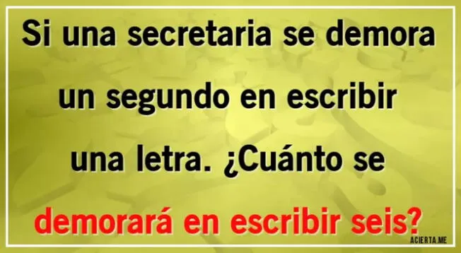 Activa tus sentidos y desarrolla este acertijo mental en tiempo récord.