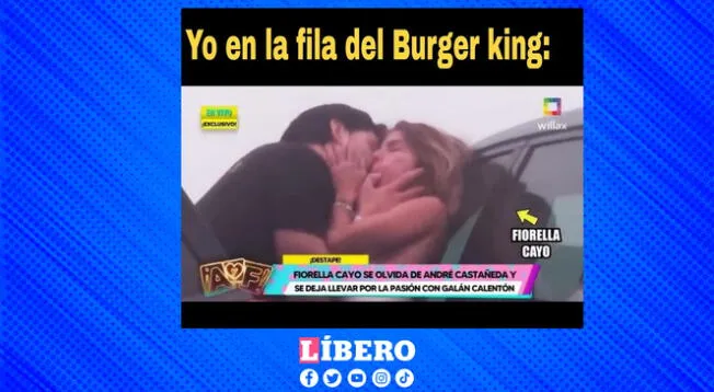 Un usuario tomó de ejemplo el ampay a Fiorella Cayo para uno de los memes.