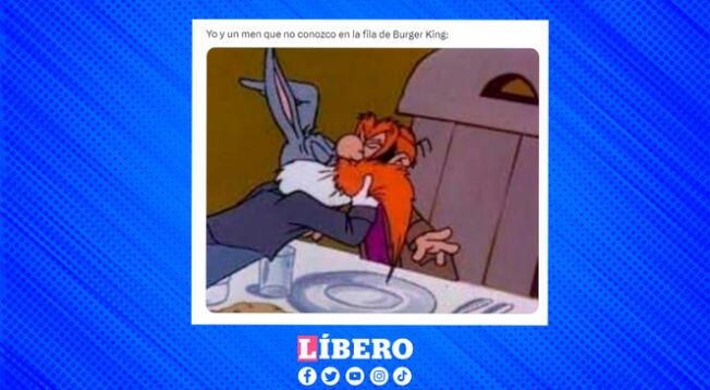 Bug Bunny y Elmer 'El gruñón' no podían faltar en esta lista de memes.