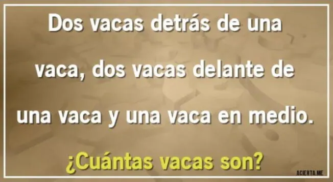 Anímate a superar este acertijo mental y conoce si tienes un alto IQ.