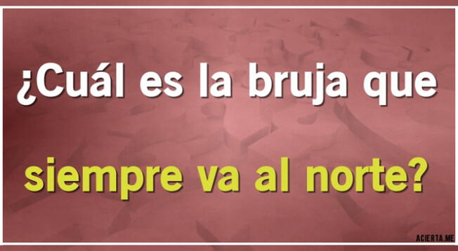 Prueba tu destreza mental y resuelve este acertijo.