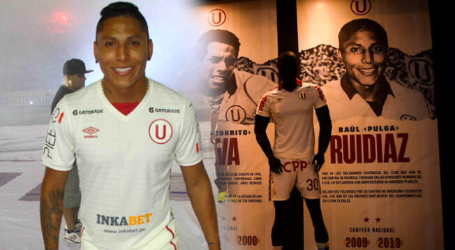 Universitario dedicó un mural a Raúl Ruidíaz en su museo