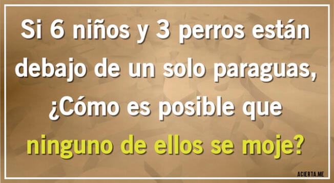 Intenta superar este complicado acertijo en 7 segundos, solo los GENIOS lo lograron.. Intenta superar este complicado acertijo en 7 segundos, solo los GENIOS lo lograron..