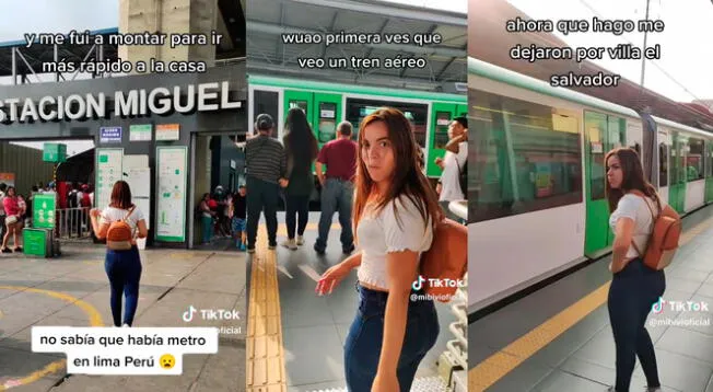La joven extranjera contó la experiencia que tuvo al subirse al Metro de Lima y se hizo viral.