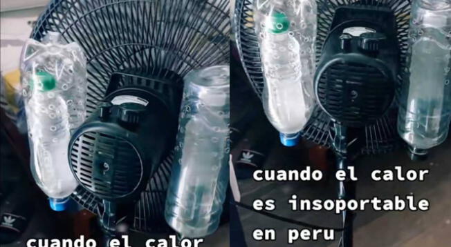 Peruano crea su propio 'aire acondicionado' casero y revoluciona TikTok