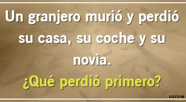 Solos los verdaderos genios pueden resolver este acertijo.