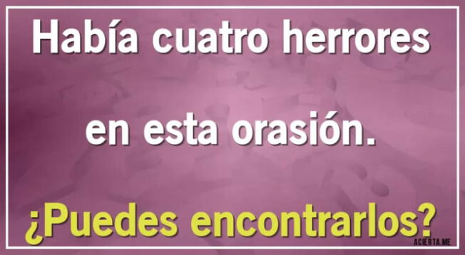 Si eres un genio podrás desarrollar este acertijo mental en menos de 7 segundos.