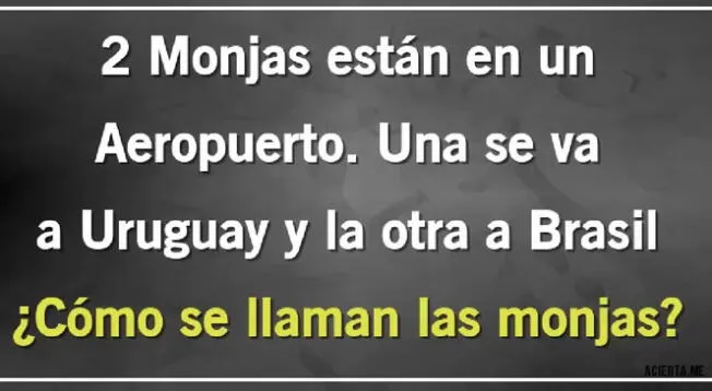 Tienes 8 segundos para poder responder a este ejercicio viral