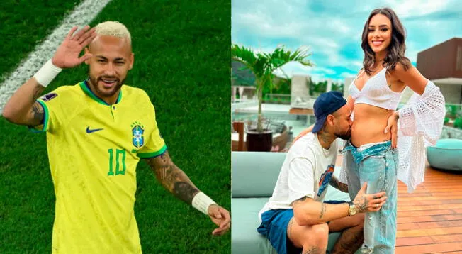 Neymar Jr. anuncia que será padre por segunda vez.