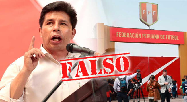 La Federación Peruana de Fútbol desmintió categóricamente una noticia que circula en redes sociales.