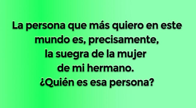 Activa tu mente y lograr dar con la respuesta correcta a este complicado desafío extremo.