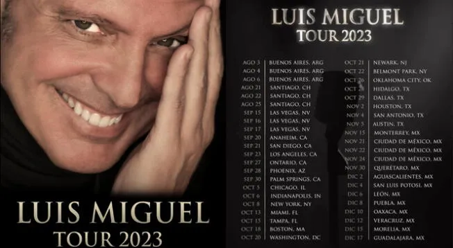 Tour 2023 de Luis Miguel.