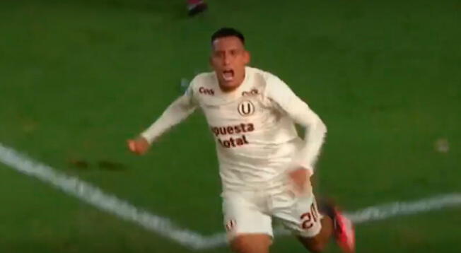 El delantero Alex Valera anotó el gol del empate para Universitario.