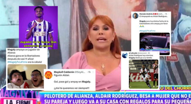 Magaly Medina también bromeó con el ampay, pues aseguró que el jugador salió motivado al partido.