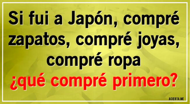 Atrévete a resolver este complicado ejercicio mental en tiempo récord. Atrévete a resolver este complicado ejercicio mental en tiempo récord.
