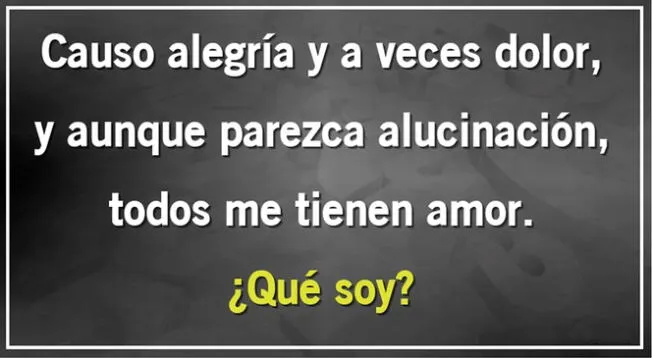 ¿Quién o qué cosa soy? El acertijo que solo una mente HÁBIL podrá resolver en 5 segundos