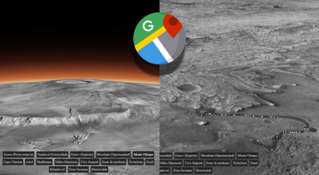 Podrás explorar Marte en 3D y llegar a los espacios recónditos del planeta