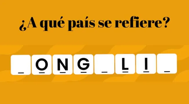 El país oculto se encuentra en el continente asiático. ¿Ya sabes de qué se trata?